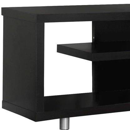 60" White Open Shelving TV Stand HomeRoots