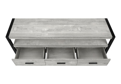 59" Black Cabinet Enclosed Storage TV Stand HomeRoots
