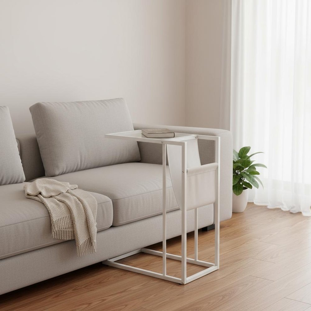 White Modern Metal And Glass Tv Table HomeRoots