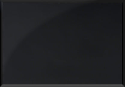 18.25" X 10.25" X 24" Black Metal Tempered Glass Accent Table HomeRoots