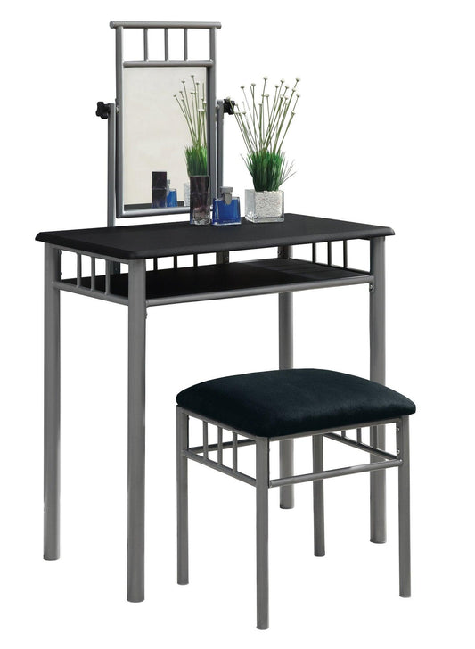 70" Gray Mirrored Nightstand - FurniFindUSA