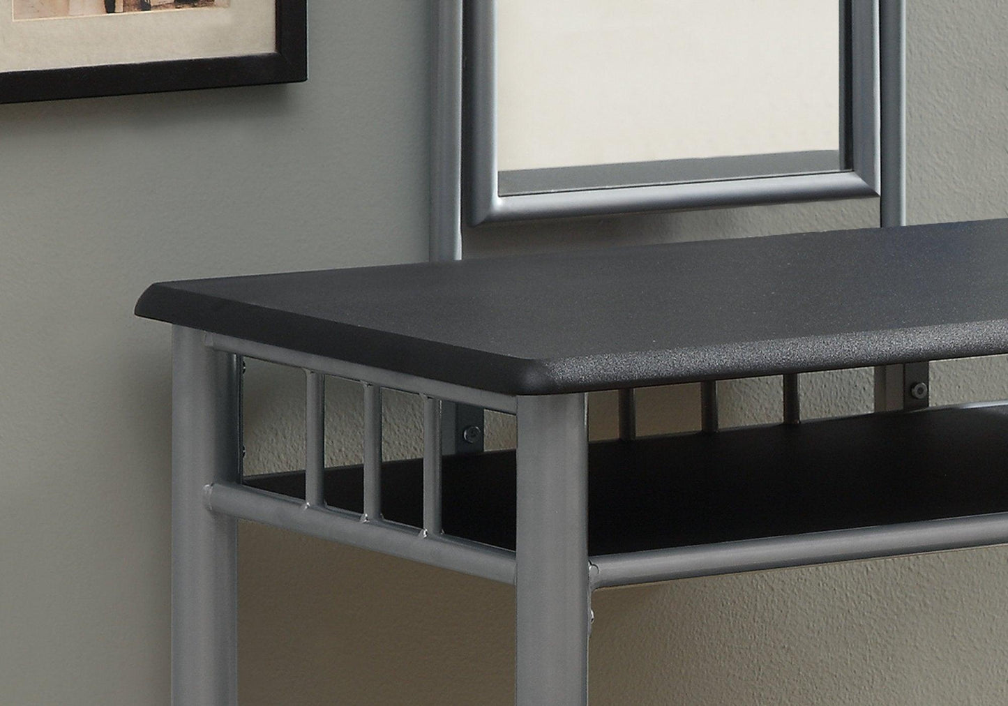 70" Gray Mirrored Nightstand - FurniFindUSA