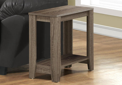 22" White Wood End Table With Shelf HomeRoots