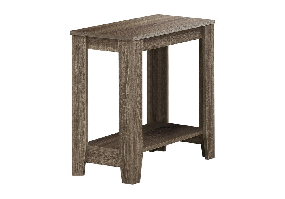 22" White Wood End Table With Shelf HomeRoots