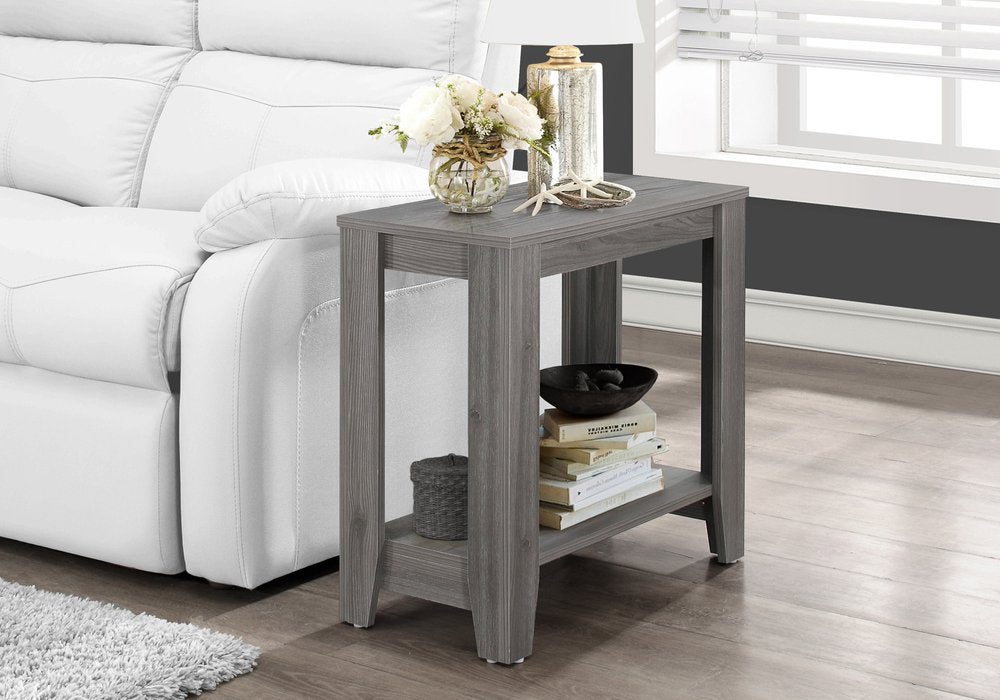 24" Gray Console Table With Storage HomeRoots