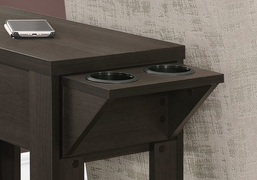 23" Brown Wood End Table With Shelf HomeRoots