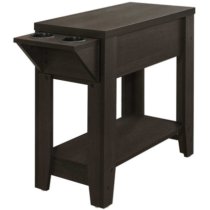 23" Brown Wood End Table With Shelf HomeRoots