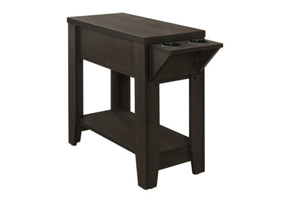 23" Brown Wood End Table With Shelf HomeRoots
