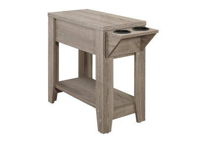 23" Brown Wood End Table With Shelf HomeRoots