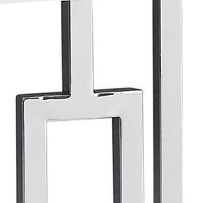 47" White Floor Shelf Console Table With Storage HomeRoots