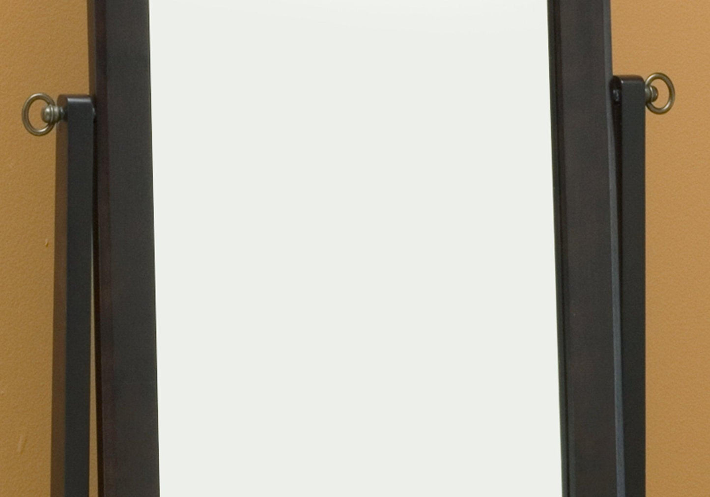 60" Brown Framed Cheval Standing Mirror - FurniFindUSA
