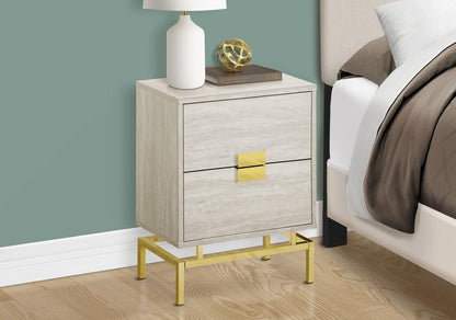 23.5" Particle Board And Chrome Metal Accent Table HomeRoots