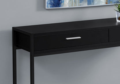 48" Taupe And Black Frame Console Table HomeRoots
