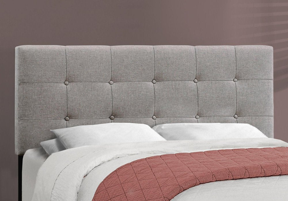 Beige Queen Upholstered Bed Frame HomeRoots