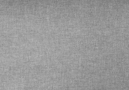 Gray Solid Wood Queen Upholstered Linen Bed Frame with Nailhead Trim HomeRoots
