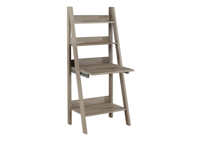 26" Taupe Wood Ladder Desk HomeRoots
