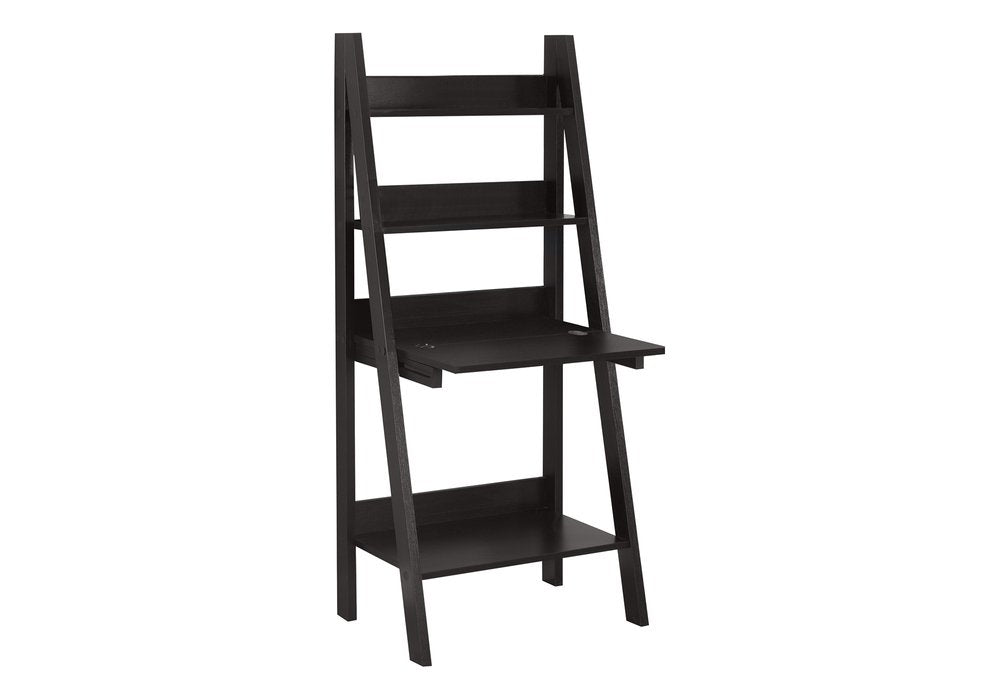 26" Taupe Wood Ladder Desk HomeRoots