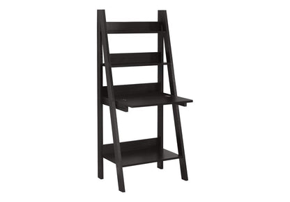 26" Taupe Wood Ladder Desk HomeRoots