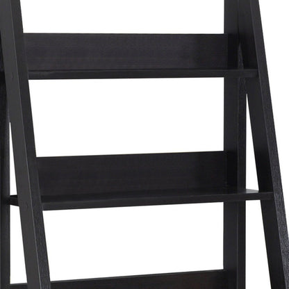 25" Espresso Ladder Desk HomeRoots