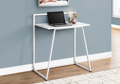 30" White and Gray Computer Desk HomeRoots