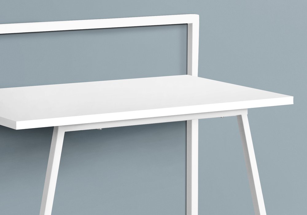 30" White and Gray Computer Desk HomeRoots
