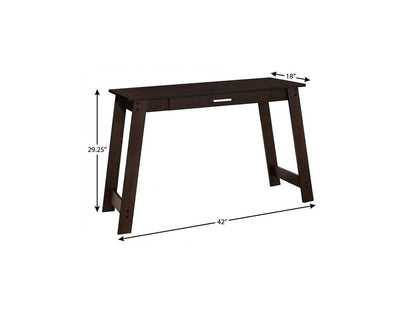 42" Brown Computer Desk HomeRoots