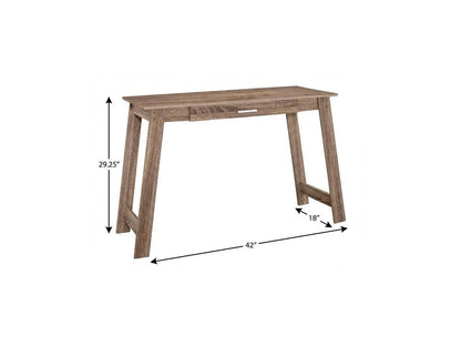 42" Brown Computer Desk HomeRoots
