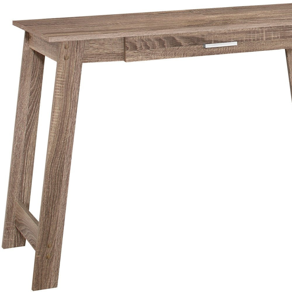 42" Brown Computer Desk HomeRoots