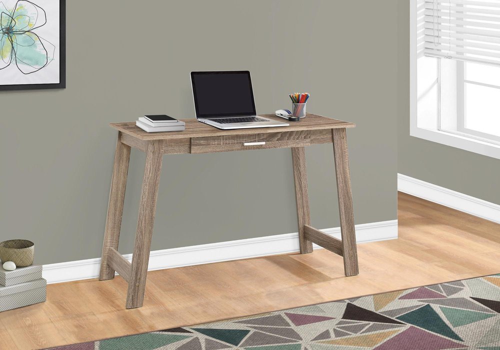 42" Brown Computer Desk HomeRoots