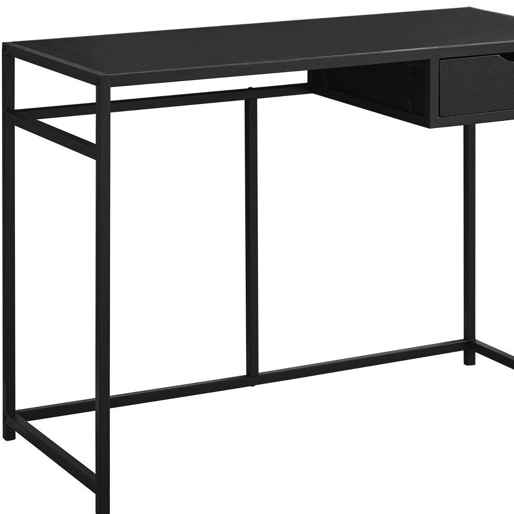 42" Black Computer Desk HomeRoots