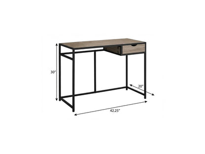 42" Black Computer Desk HomeRoots