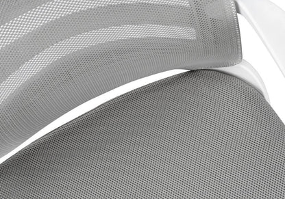 Black Polyester Seat Swivel Adjustable Task Chair Mesh Back Plastic Frame HomeRoots