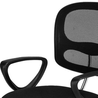 Gray And Black Swivel Rolling Office Chair HomeRoots