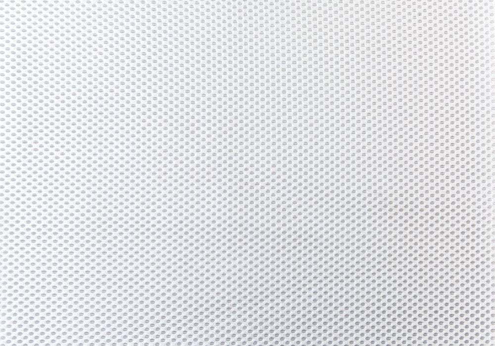 White Polyester Seat Swivel Adjustable Task Chair Mesh Back Plastic Frame HomeRoots