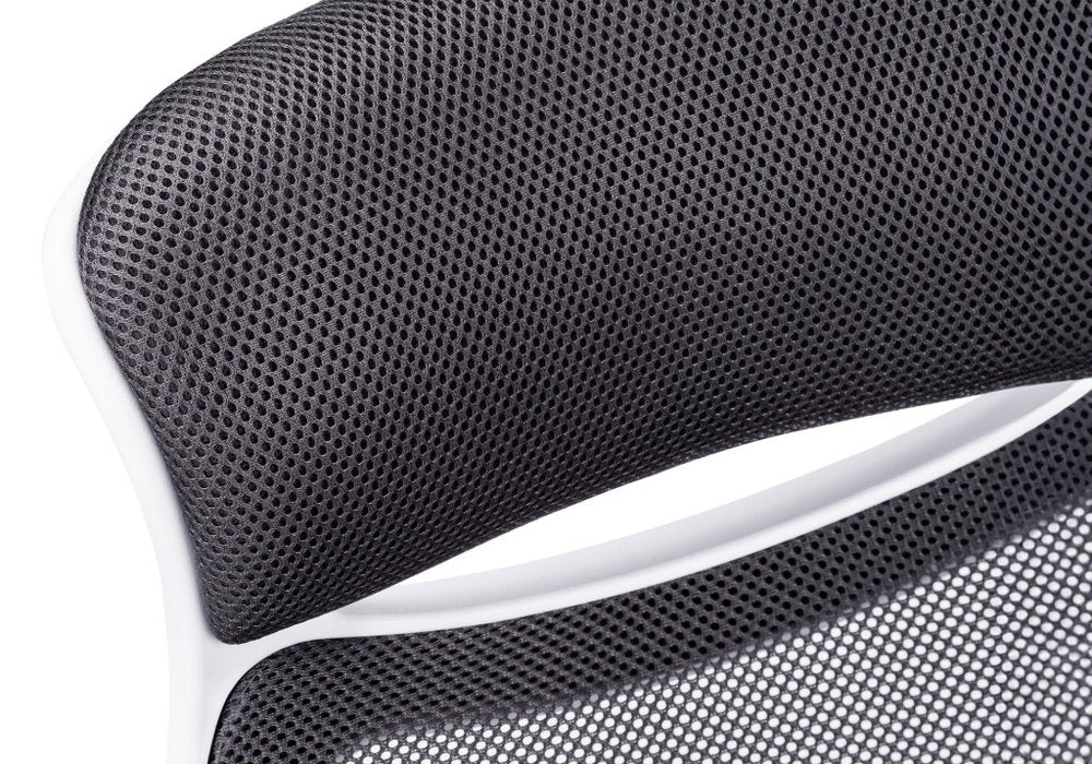 Gray Black and Silver Adjustable Height Swivel Rolling Executive Office Chair HomeRoots