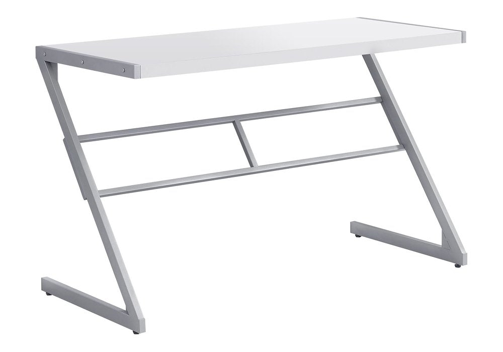 48" Taupe and Black Computer Desk HomeRoots