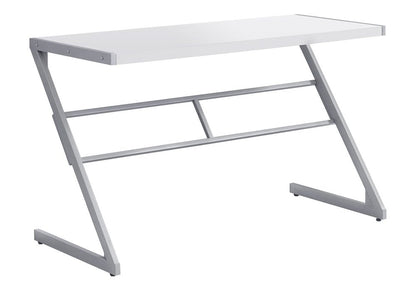 48" Taupe and Black Computer Desk HomeRoots
