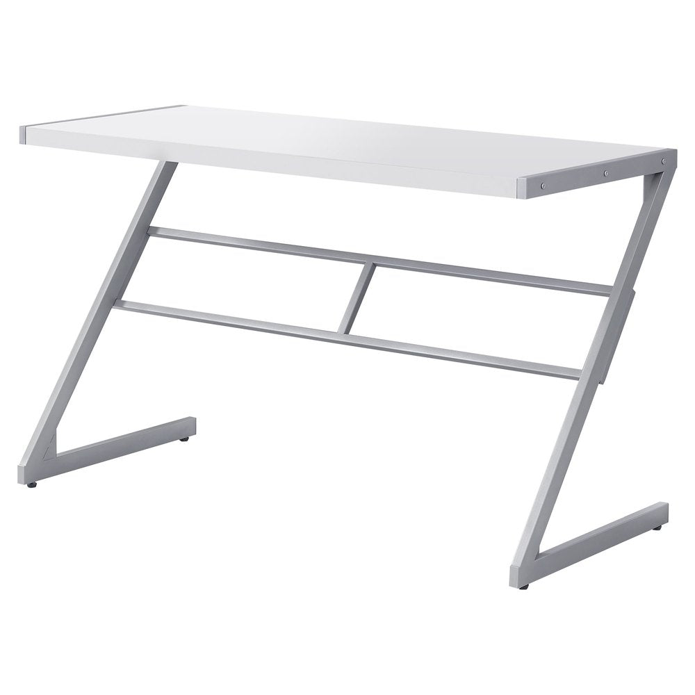 48" Taupe and Black Computer Desk HomeRoots