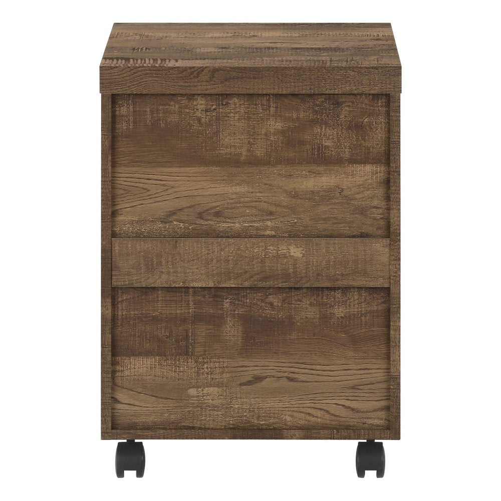 25" Grey Particle Board And Wood Filing Cabinet With Drawers HomeRoots
