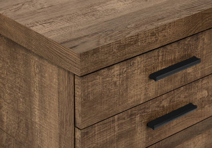 25" Grey Particle Board And Wood Filing Cabinet With Drawers HomeRoots