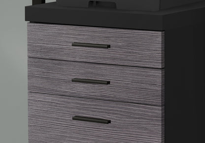 25.25" Particle Board And Mdf Filing Cabinet With 3 Drawers