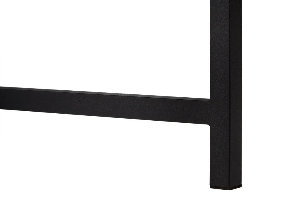 47" Brown and Black Computer Desk With Two Drawers HomeRoots