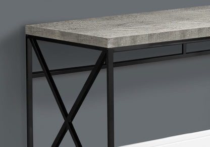47" Gray and Black Computer Desk HomeRoots
