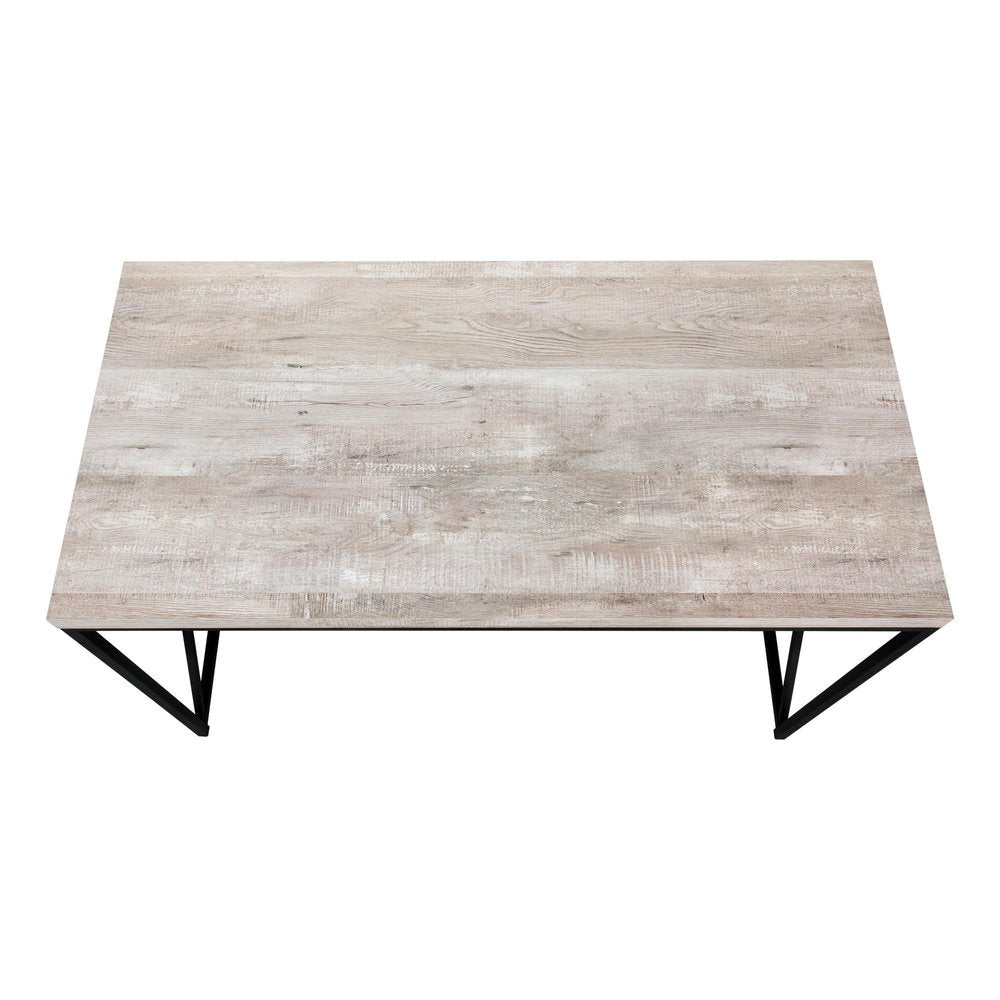 47" Taupe and Black Computer Desk HomeRoots