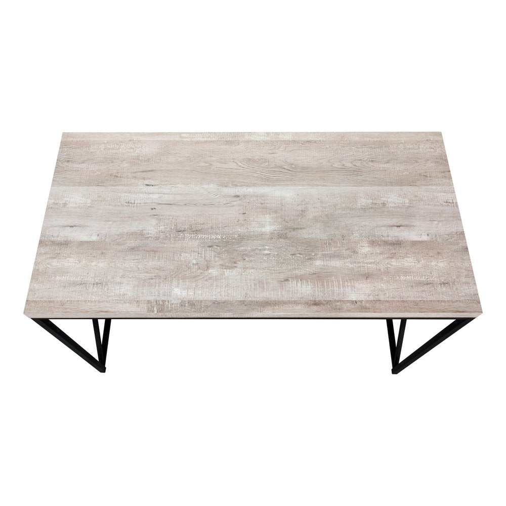 47" Taupe and Black Computer Desk HomeRoots