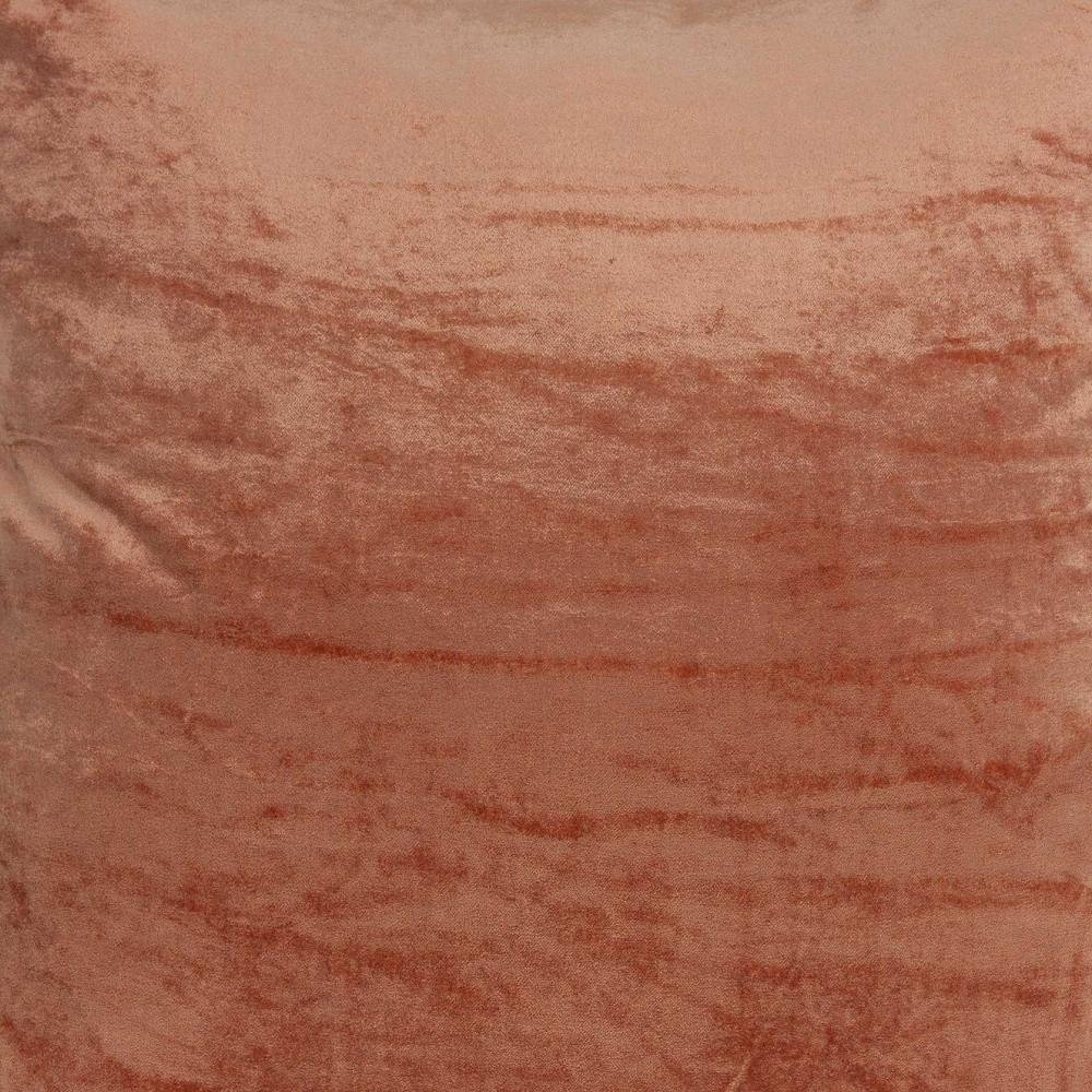 18" X 7" X 18" Transitional Orange Solid Pillow Cover With Poly Insert — view 5