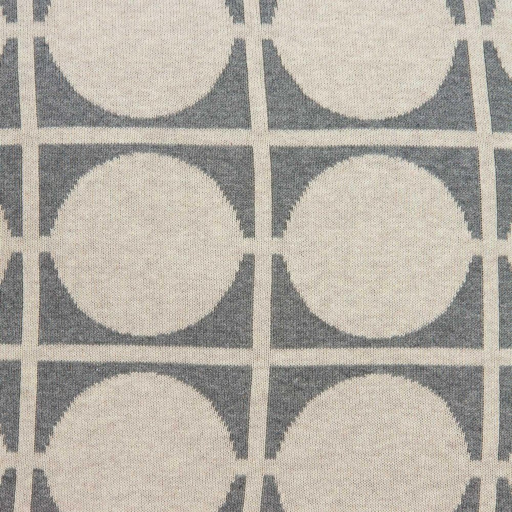 20" X 7" X 20" Transitional Tan & Grey Pillow Cover With Poly Insert — view 4
