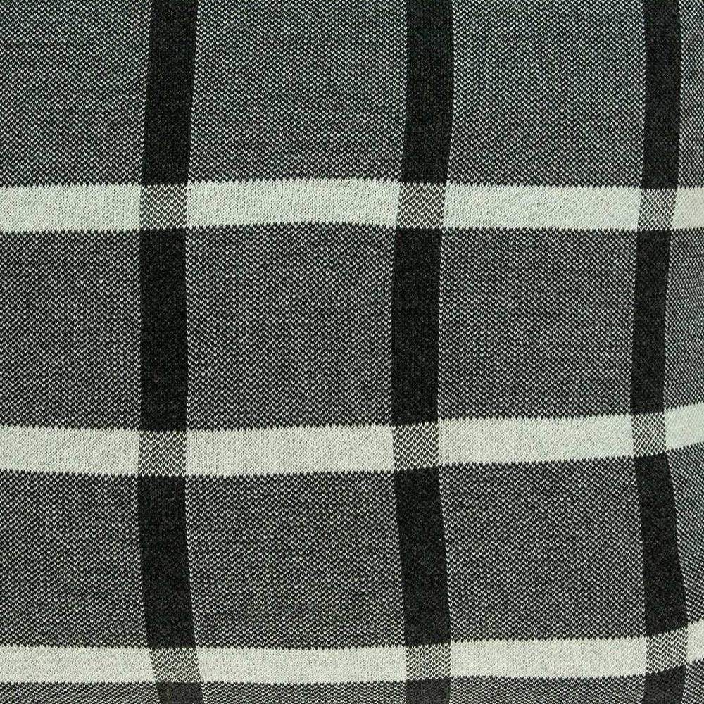 20" X 7" X 20" Transitional Gray Pillow Cover With Poly Insert — view 6