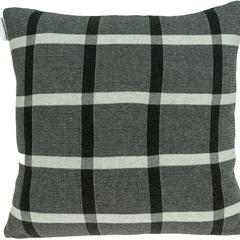 20" X 7" X 20" Transitional Gray Pillow Cover With Poly Insert — view 7