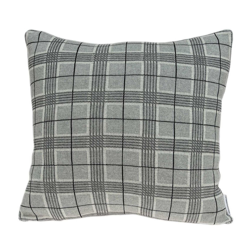 20" X 7" X 20" Transitional Gray Accent Pillow Cover With Poly Insert — view 1